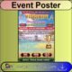 Cricket tournament event poster template for sports competition