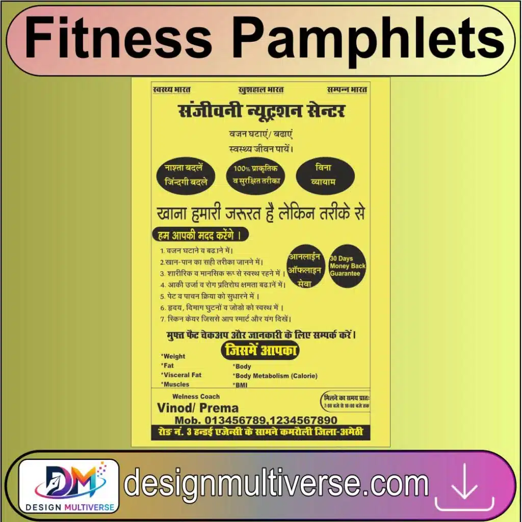 Weight Loss Wellness Flex Banner Design for Nutrition Center